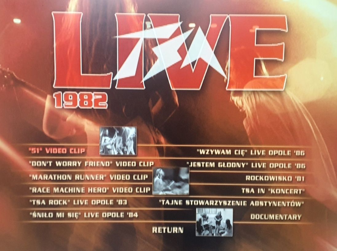 Dvd - Tsa Live - koncert z 1982 + dodatki