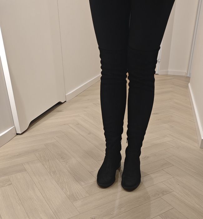 Kozaki za kolano RYŁKO, rozmiar 37