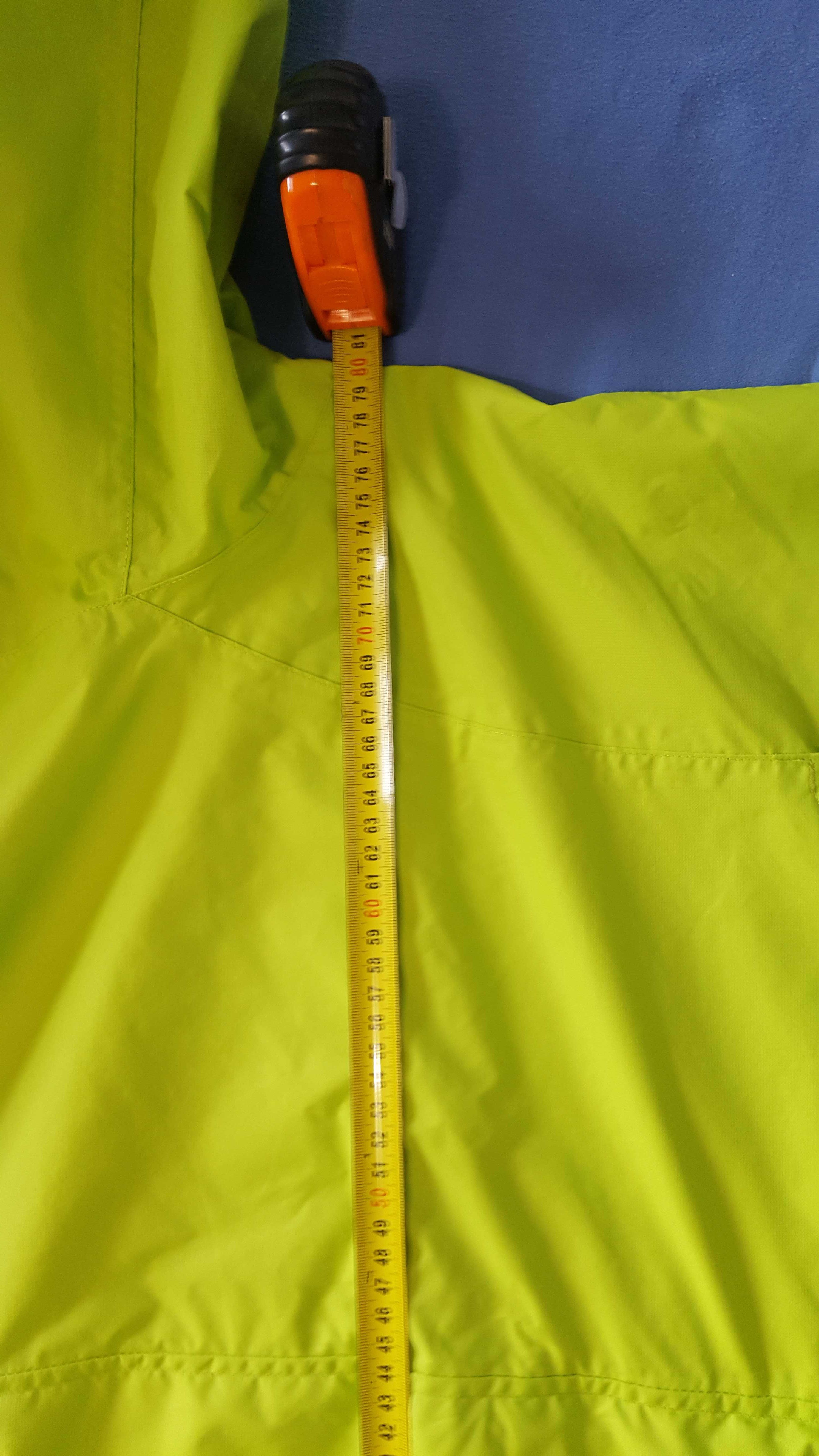 jasnozielona kurtka  z kapturem - 4XL- DUŻA Nowa