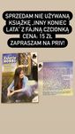 Sprzedam nie używaną książkę „Inny koniec lata”