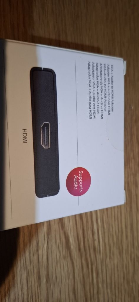 Adapter VGA + audio to HDMI sitecom