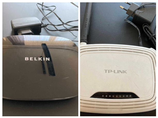 Ruter WIFI Tp-Link oraz Belkin