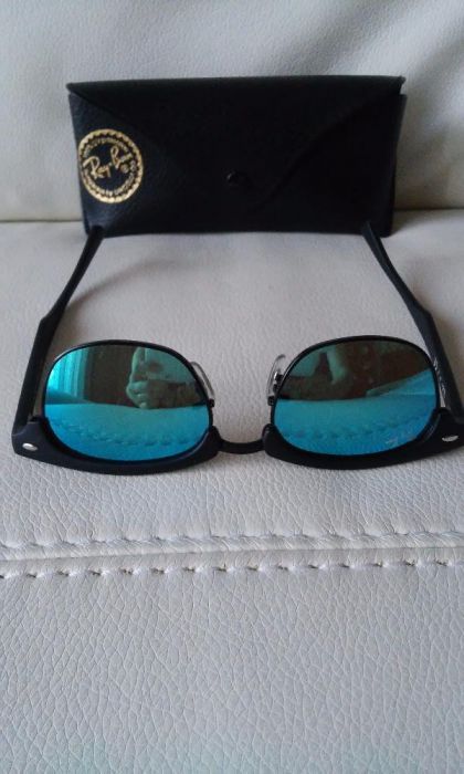 Óculos de sol Ray.Ban júnior espelhados originais