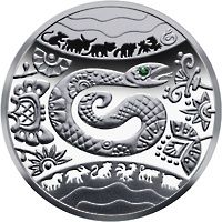 Монети серії "Східний календар" СРІБЛО