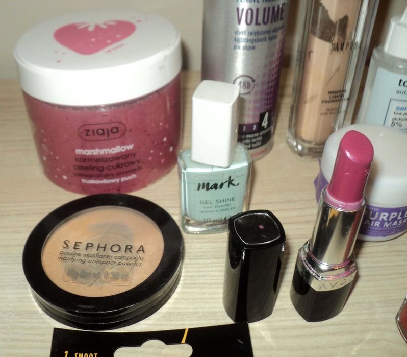 Kosmetyki, 13 sztuk Avon Isana Sephora Ziaja i inne