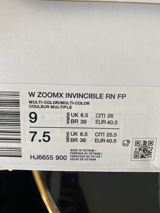 Nike ZoomX Invincible Run Flyknit 3 Blueprint damskie 40.5