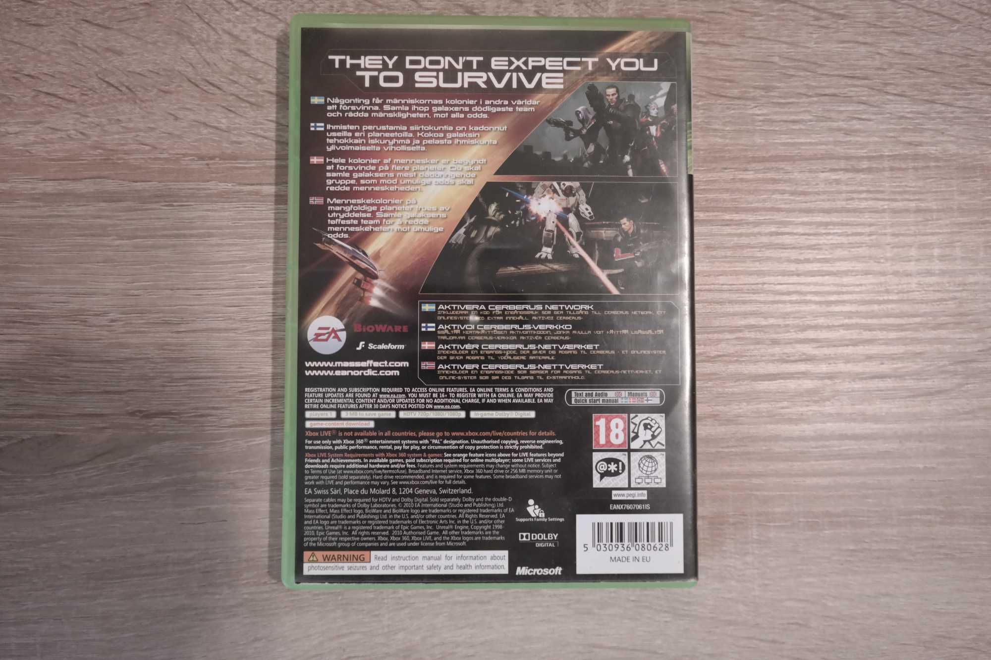 Gra na XBOX 360 MASS Effect 2