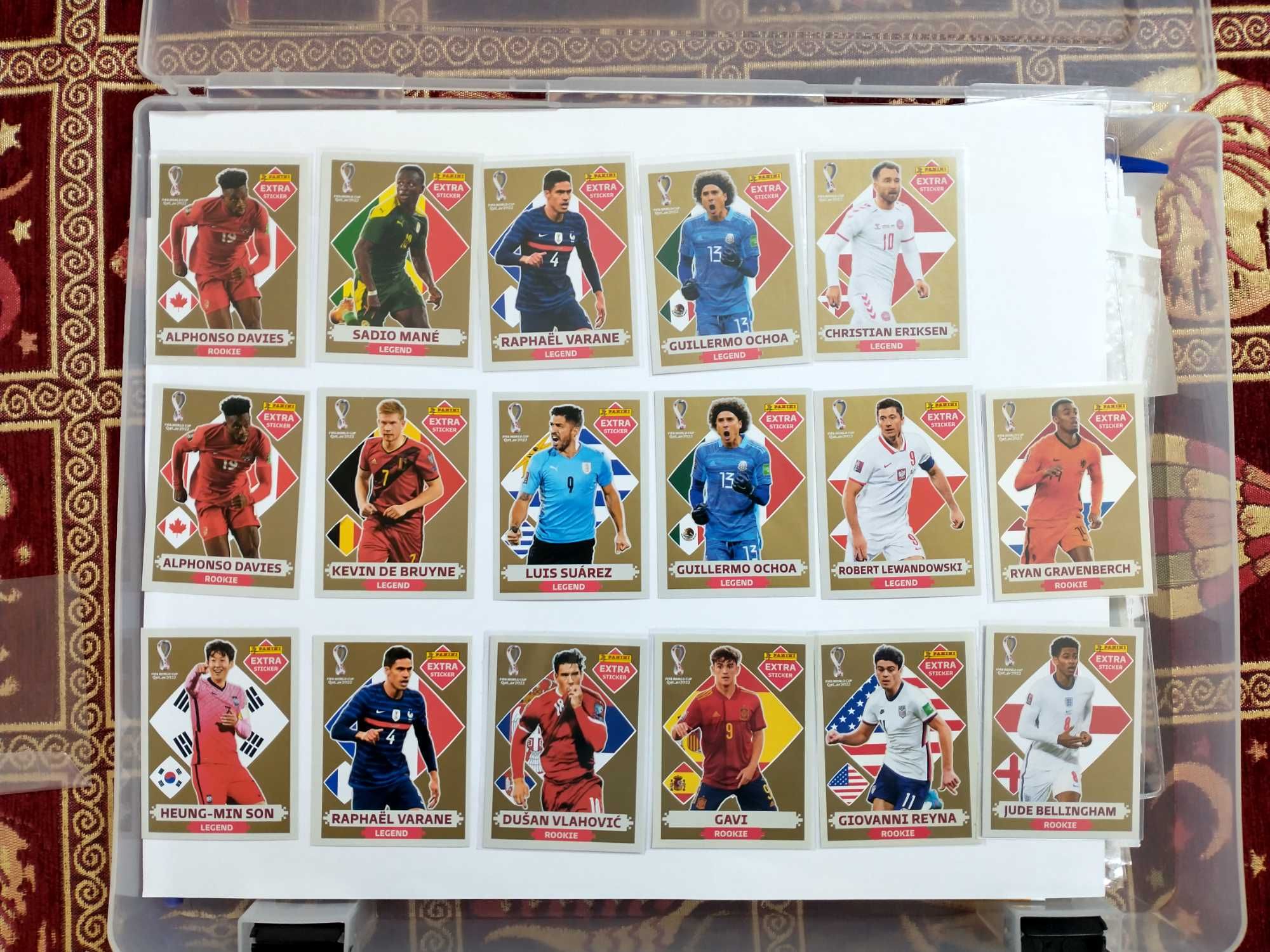 Cromos Legends Mundial Catar 2022 Panini