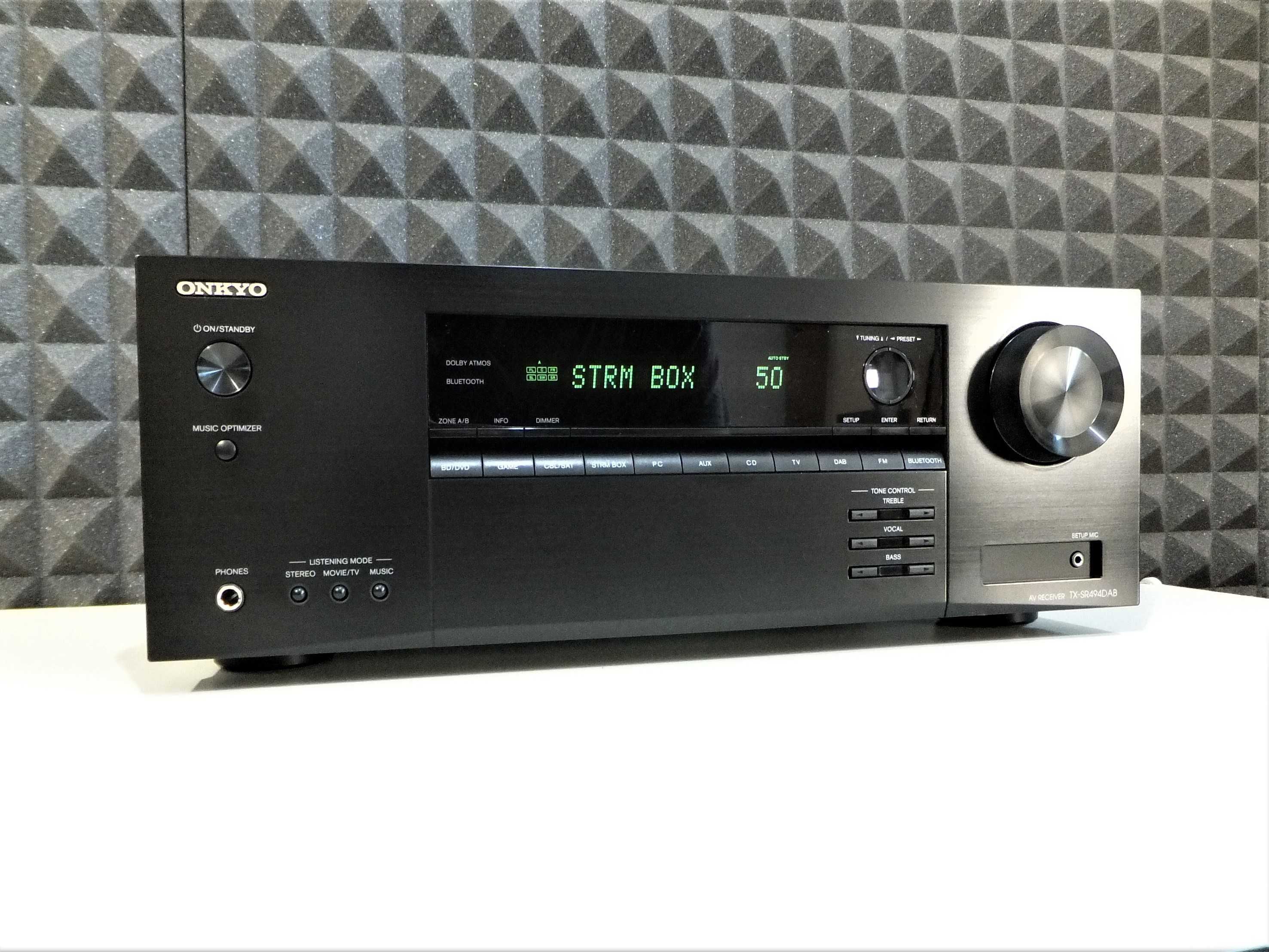 Amplituner 7.2 ONKYO TX-SR494DAB / Bluetooth, DAB+, Atmos