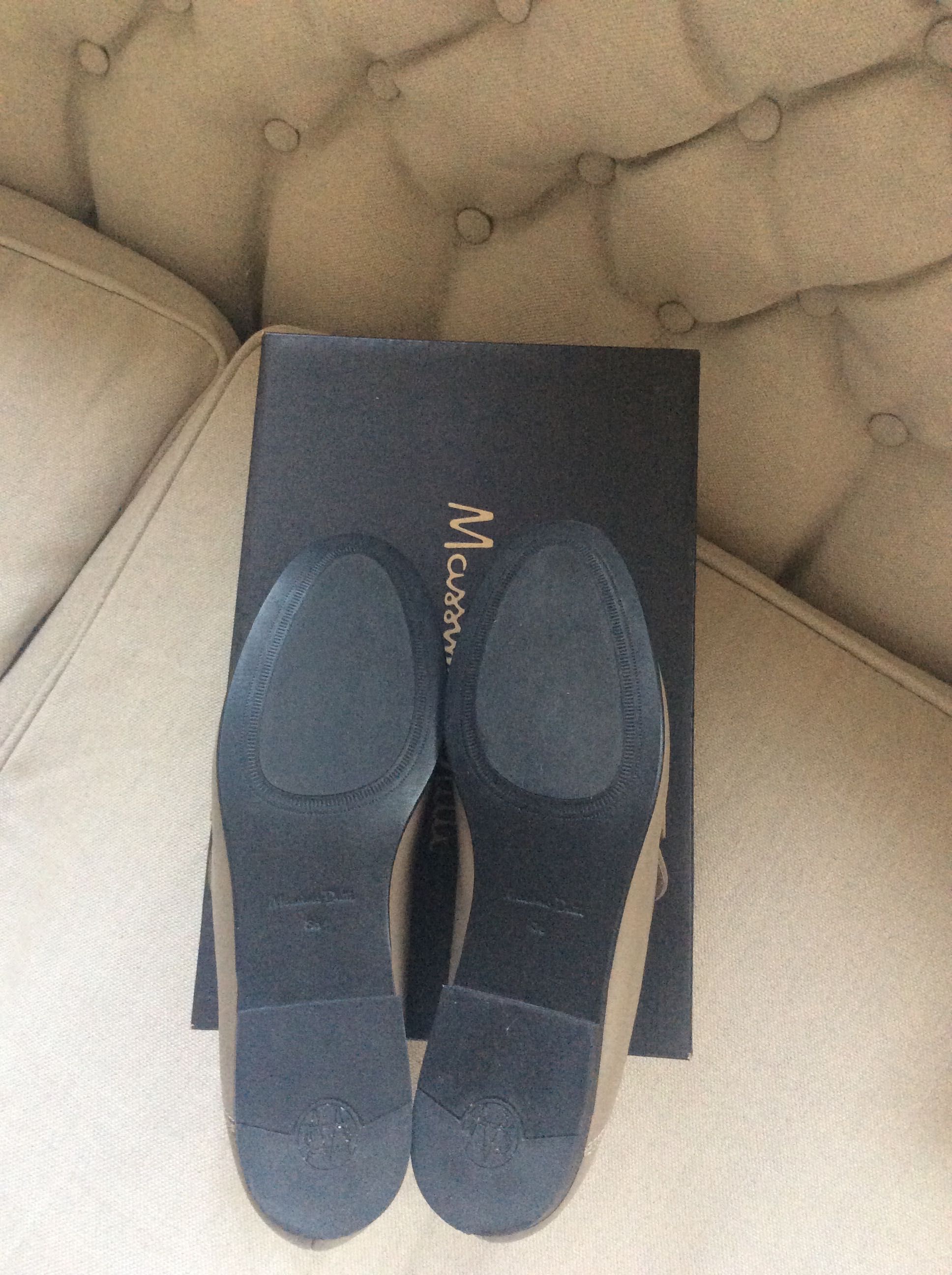 Massimo Dutti mokasyny  taupe r 36