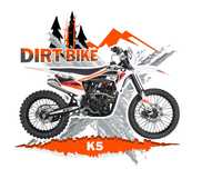 KAYO K5 300 / Raty / Transport / FV 23% – 280 cm³, manual, 21/18", dirt bike