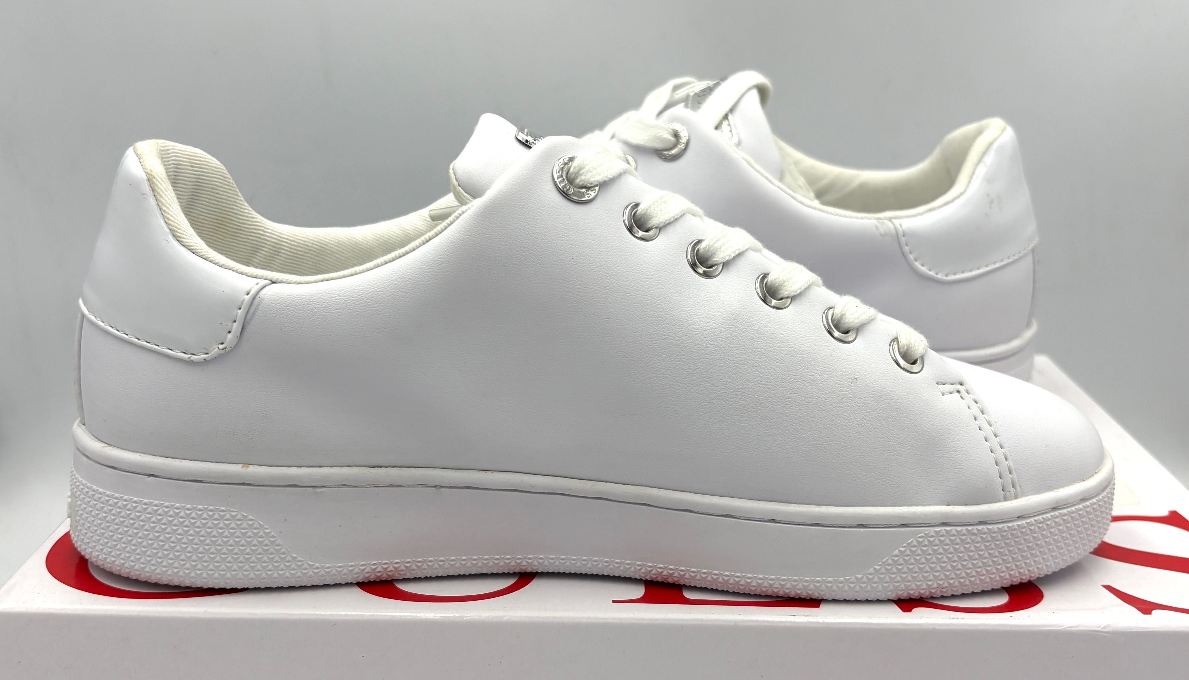 ‼️Nowe oryginalne trampki sneakersy GUESS Riderr białe 38 AZ 176