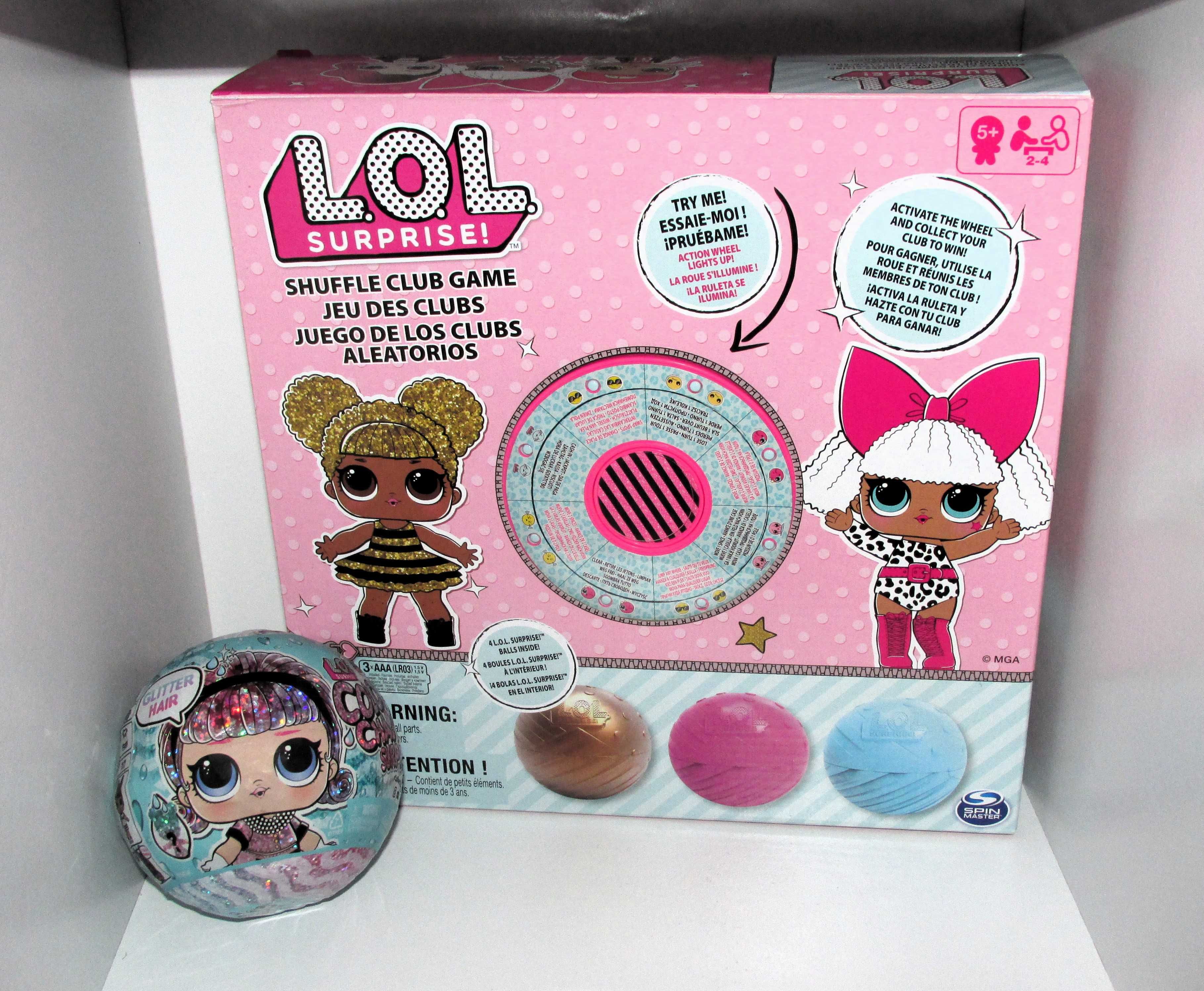 LOL Surprise! Board game + Bola com Boneca Novo/Selado