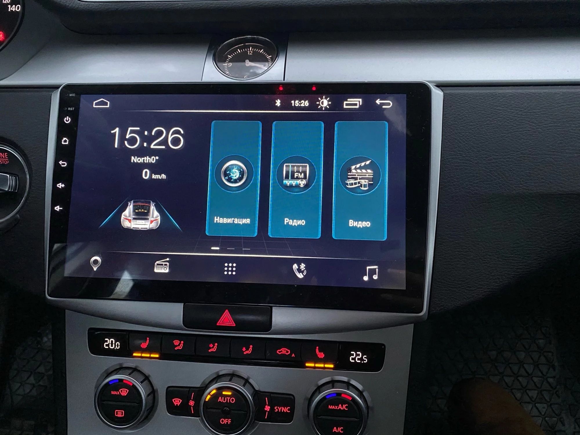 Radio nawigacja android Volkswagen Passat B6 B7 B8 CC Yanosik bluetoot