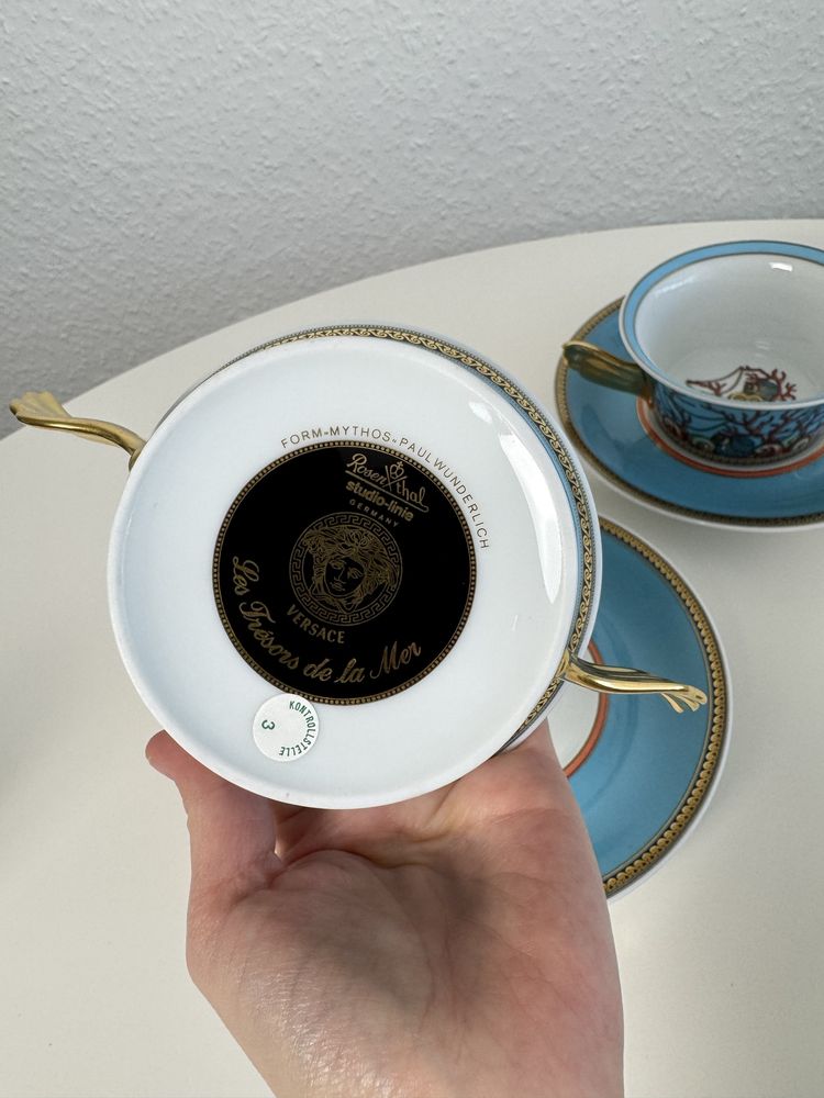 Bulionówka Ze spodkiem Rosenthal Versace Medusa