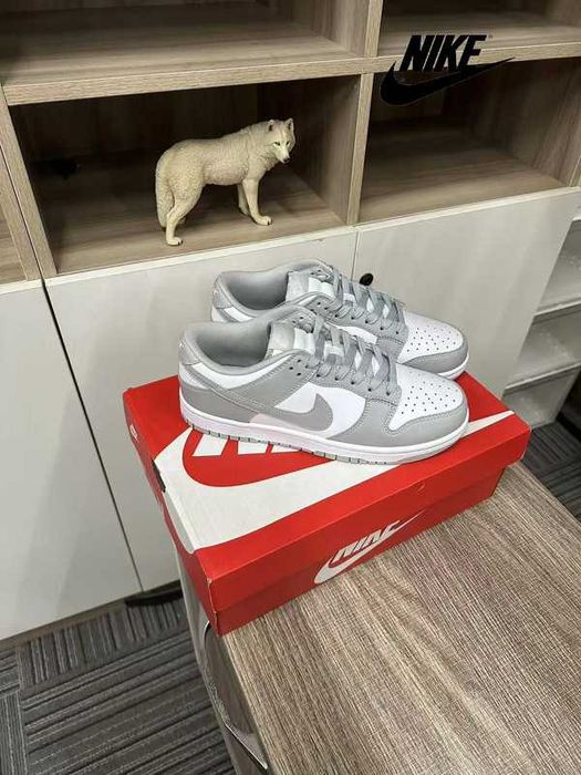 Buty Mokasyny Nike_Dunk_Low_Grey_Fog R.45