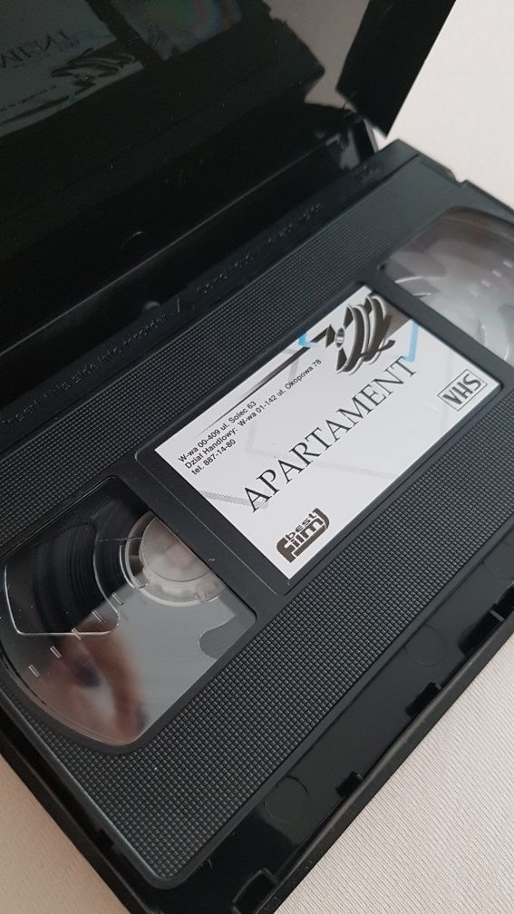 Kaseta VHS nowa film Apartament unikat