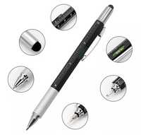 NOWE! Długopis wielofunkcyjny multitool rysik miarka śrubokręt 6w1