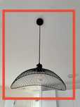 Czarna lampa wisząca Briloner / E27