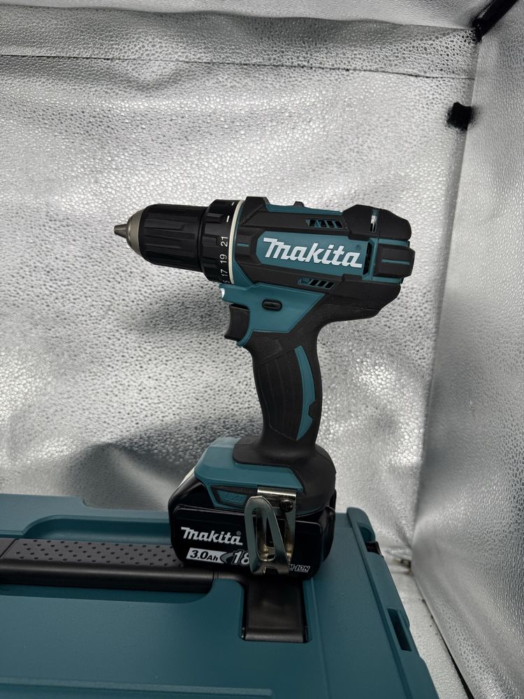 Аккумуляторная дрель-шуруповерт Makita DDF482 комплект як на фото