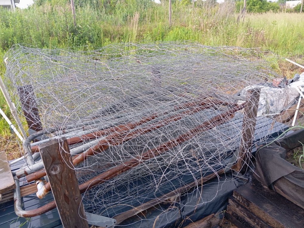 Siatka leśna z demontażu 150 cm. Ok. 100 m