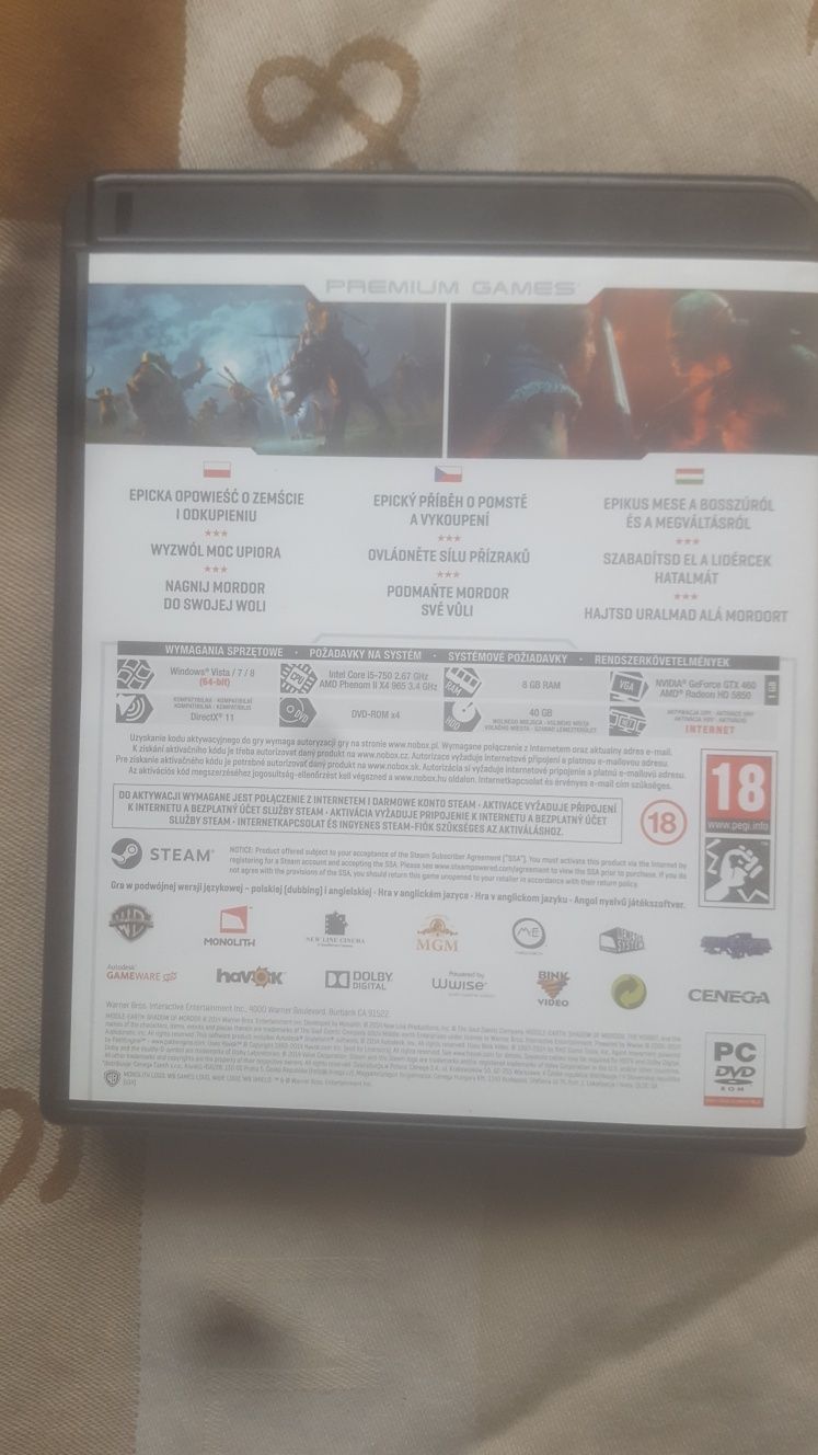 Shadow of mordor gra pc.