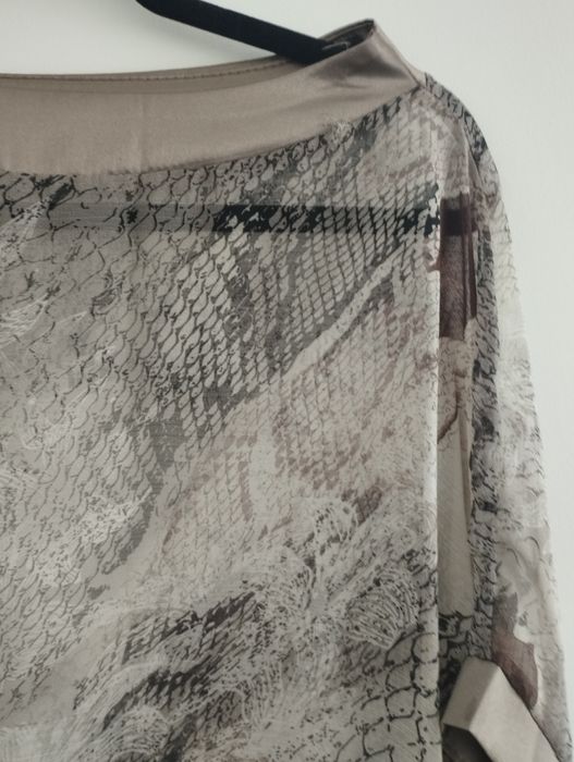 Blusa tamanho L tons castanhos Reservado
