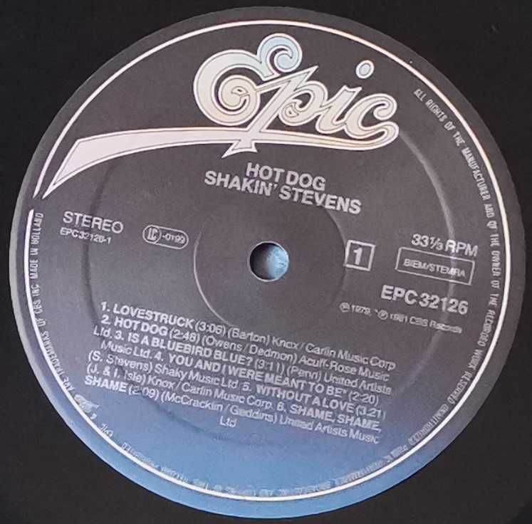 Shakin' Stevens – Hot Dog