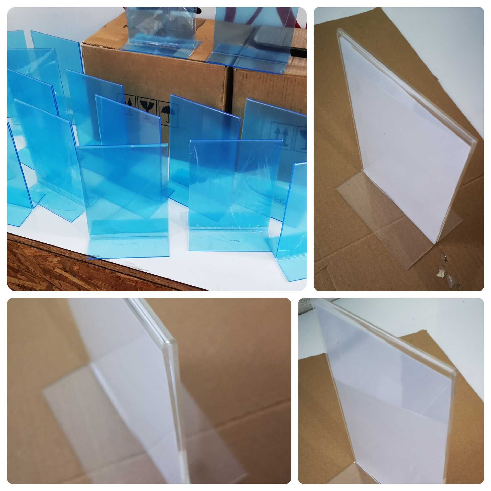 Suporte em Acrilico Formato A5 - 20X15CMS para colocar publicidade