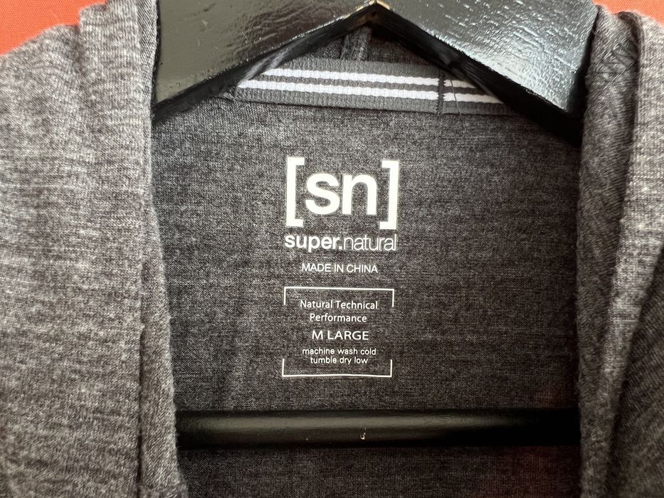 Super Natural SN Merino чоловіча термо кофта худі меринос розмір  M L