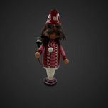 Drewniana figurka DDR na kadzidełka Paląca figurka  B51/051554