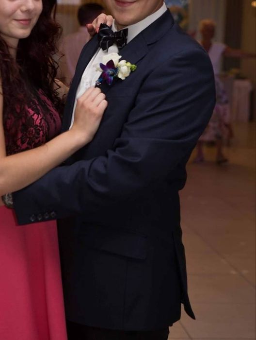 Marynarka (garnitur) Lazar 176/104 Granatowa