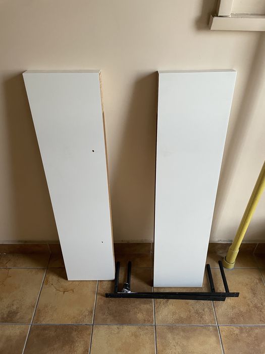 2x półki białe Ikea LACK 110x26 cm, okazja!