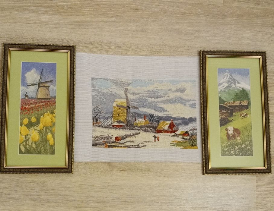 Картини вишиті хрестиком нитками дмс