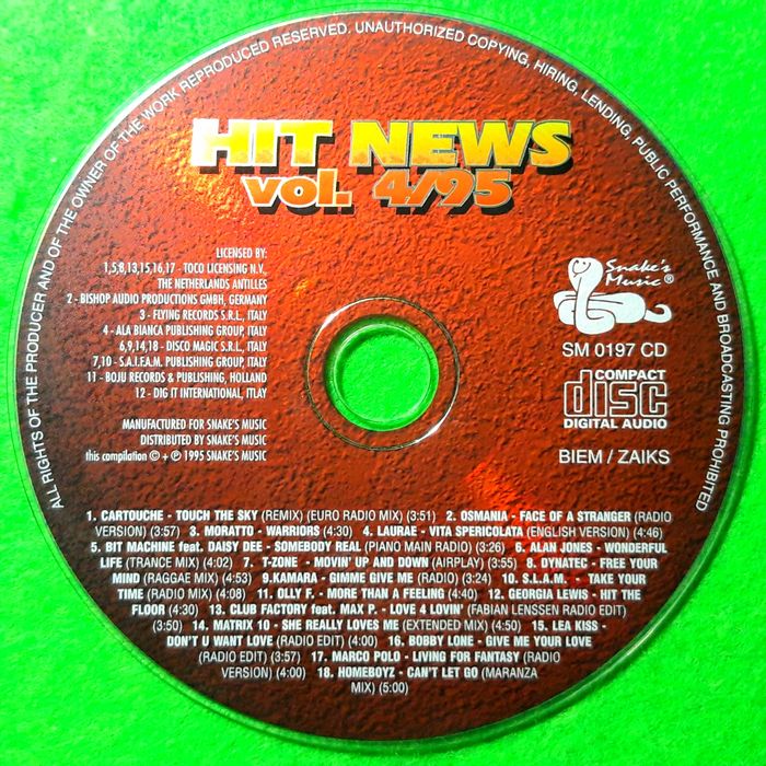 Hit News Vol. 4/95 (CD, 1995)