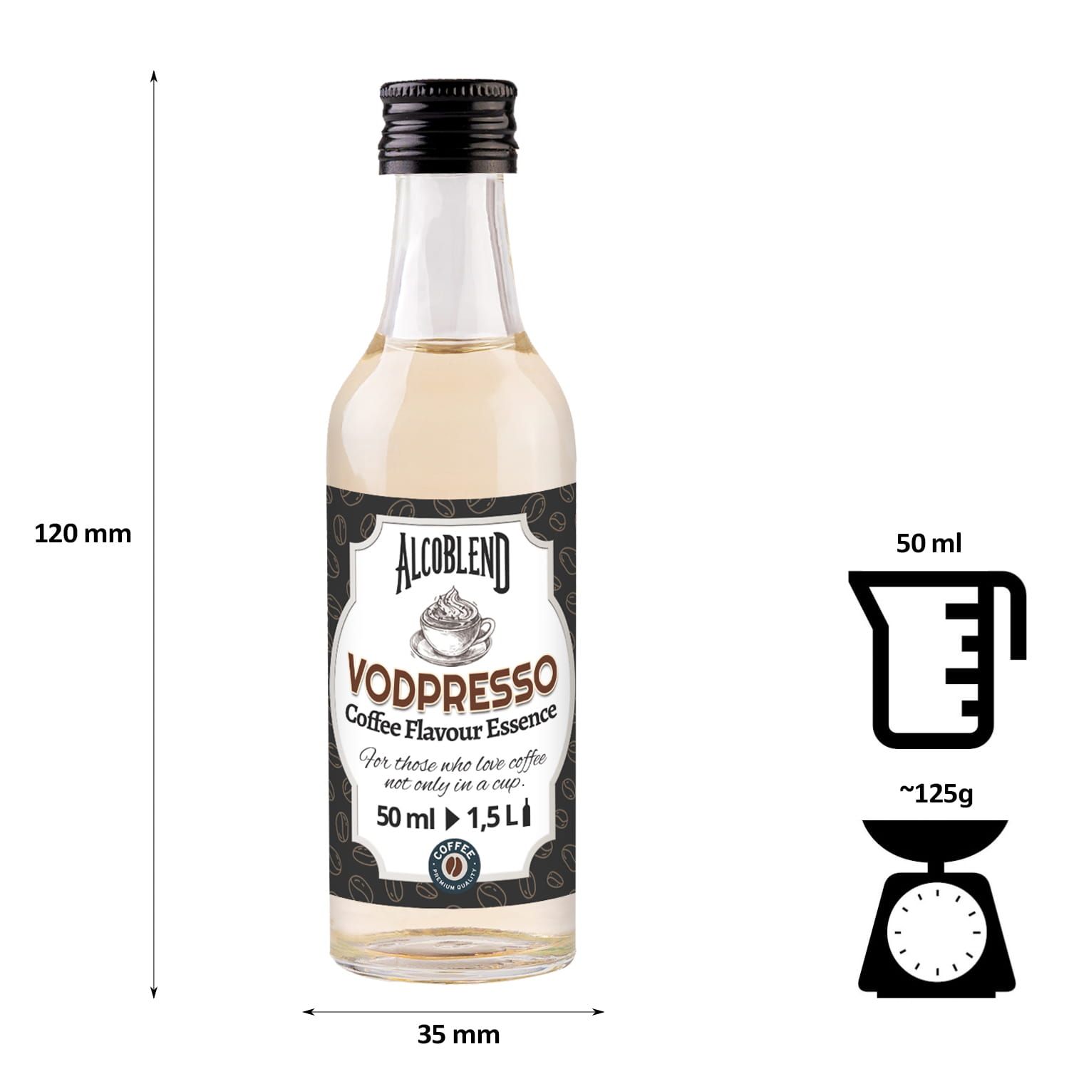 Zaprawka - esencja do alkoholu ALCOBLEND - Vodpresso - 50 ml na 1,5 l