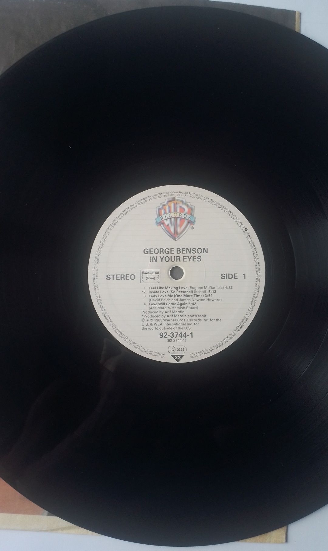 Диск винил. "George Benson"  1983.