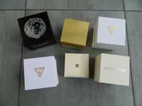 Oryginalne pudełka na zegarek Guess, Versace, Michael Kors- 6 szt.