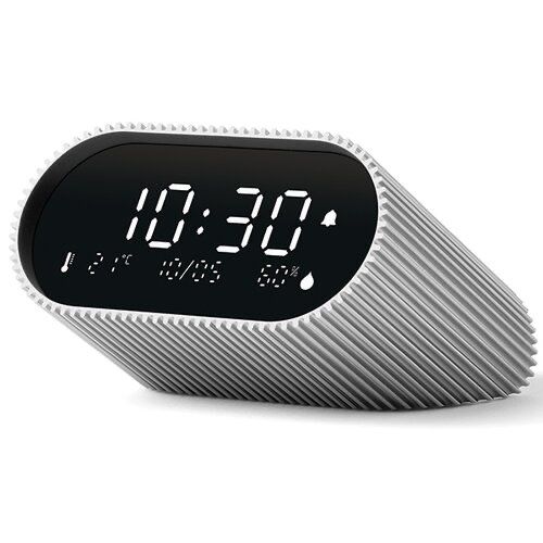 Budzik LEXON Ray Clock LR155RA3 Aluminiowy