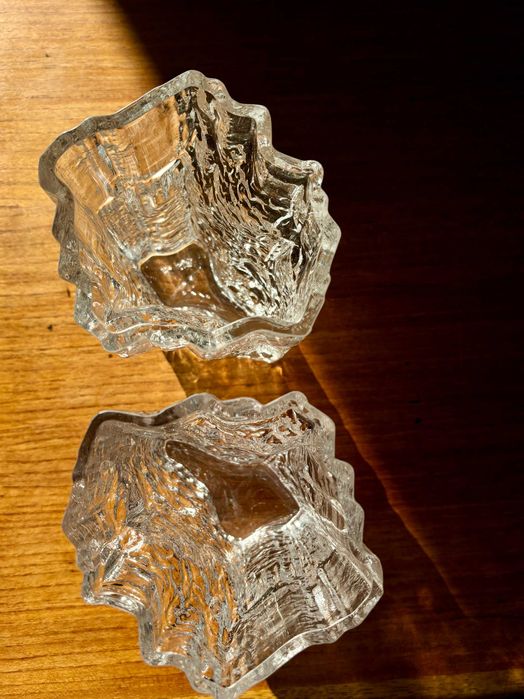 Wazon szkło strukturalnego „Pinus” Tapio Wirkkala iittala, Finland 70s