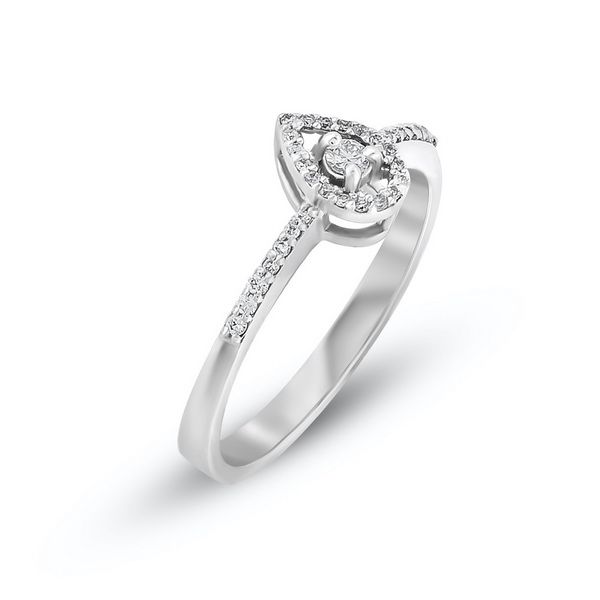 Złoty pierścionek Staviori z diamentem