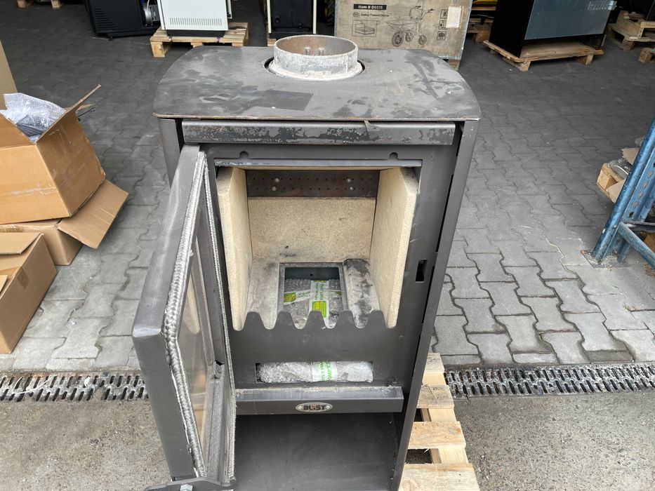 Piec kominek koza nowoczesny stalowy loft BLIST Polar 6,7 kW - II Gat