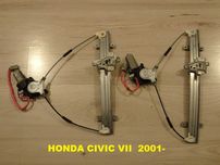 Honda Civic VII 5d Podnośnik Mechanizm Szyby Przód Lewy 01-