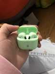 Fones sem fio verde