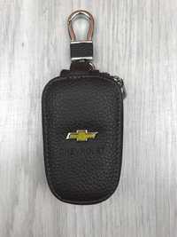 Кожаная ключница Chevrolet чехол для ключей натуральная кожа a010