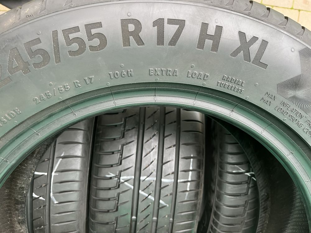4x245/55/17 XL Continental PremiumContact 6 MO Jak NOWE 2020 rok