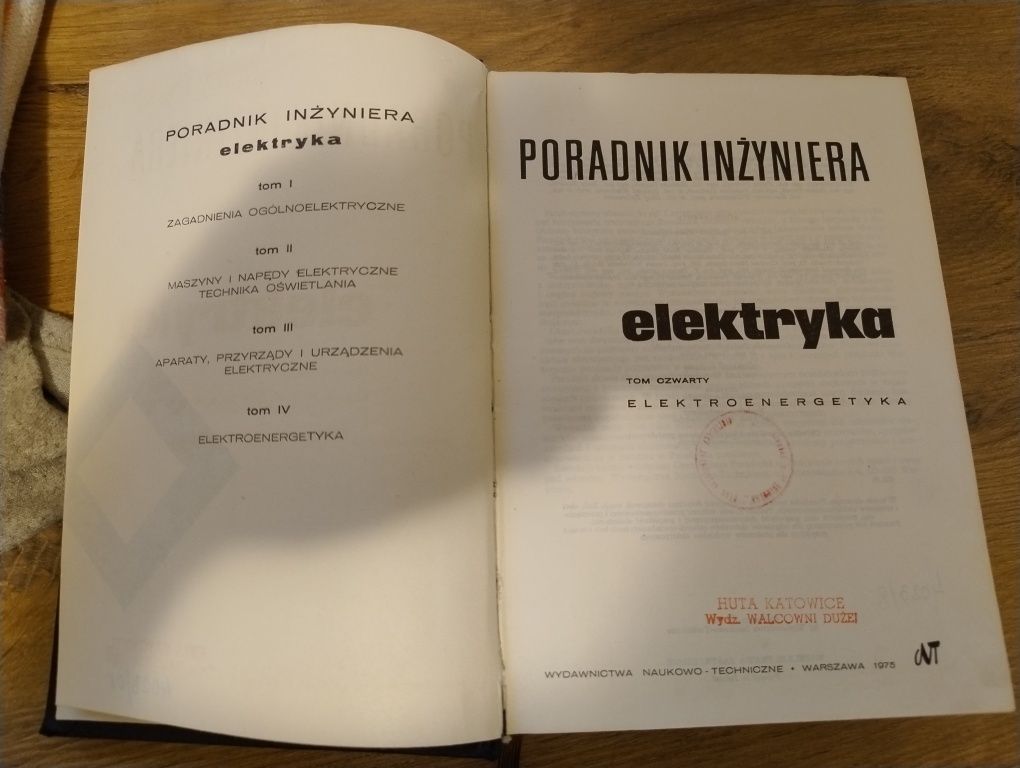 Poradnik inżyniera elektryka 4 tomy