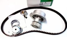 Rozrząd + pompa + termostat INA OPEL ASTRA G 1.6 8V