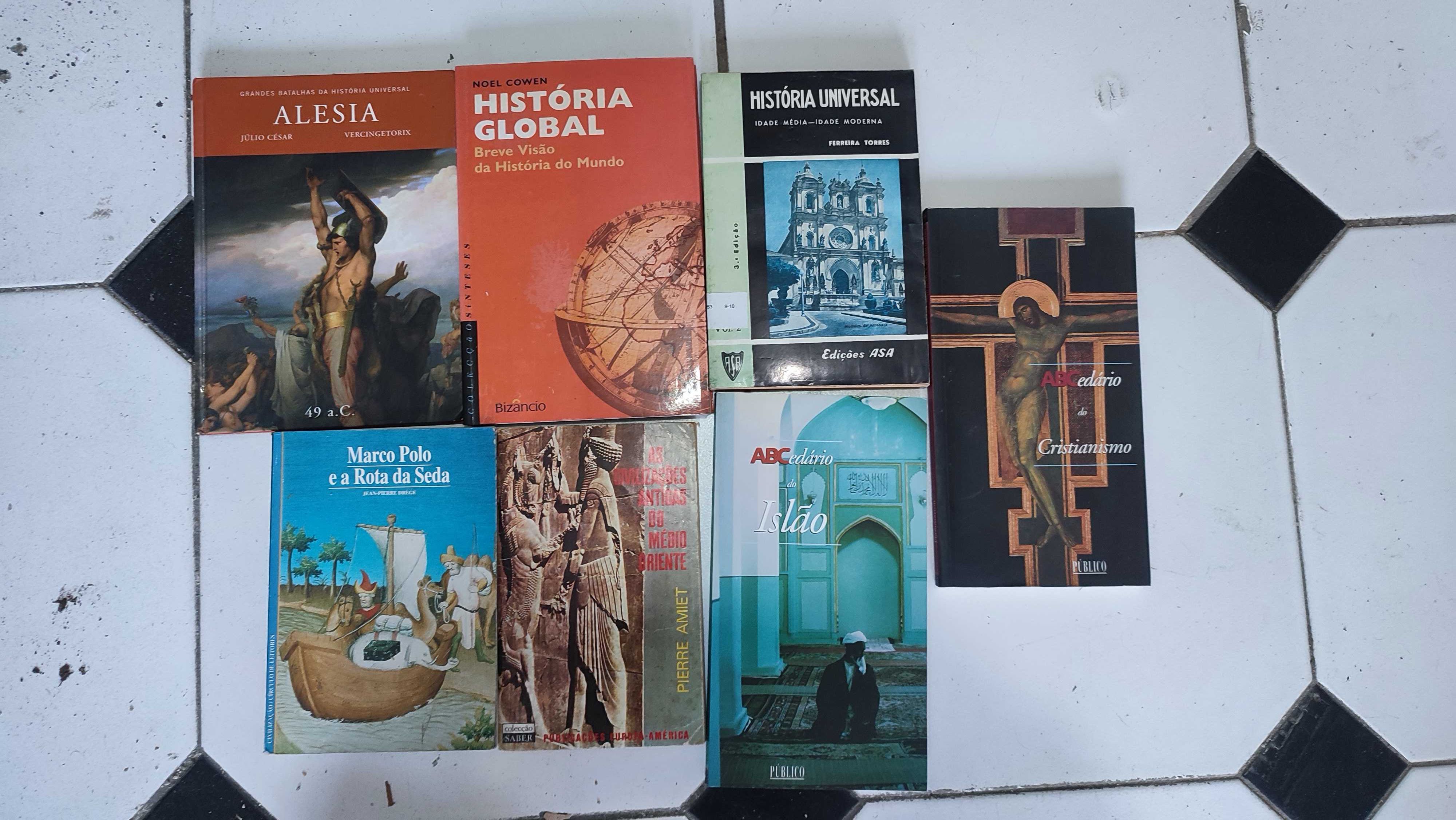 Lote 30 livros de História diversos - Antiguidade e Idade Média