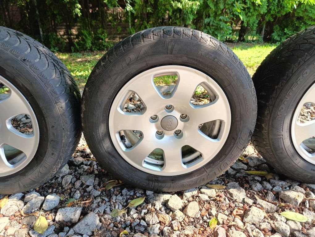 Alufelgi 5x112 15 cali opony 195/65r15 audi VW skoda seat